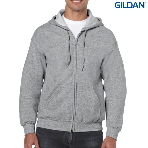 18600 Gildan Heavy Blend Adult Full Zip Hooded Sweatshirt Promotional Products, Corporate Gifts and Branded Apparel