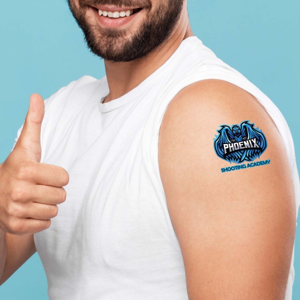 50 x 50mm Classic Temporary Tattoos Promotional Products, Corporate Gifts and Branded Apparel