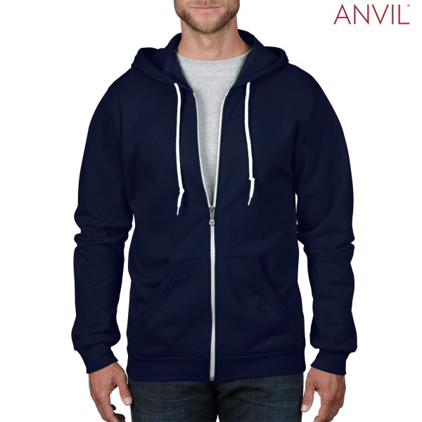 71600 Anvil Adult Full-Zip Hooded Fleece Promotional Products, Corporate Gifts and Branded Apparel