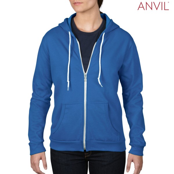 71600FL Anvil Ladies Full-Zip Hooded Fleece Promotional Products, Corporate Gifts and Branded Apparel