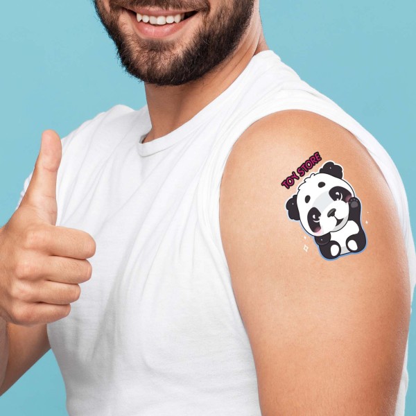 78 x 102mm Classic Temporary Tattoos Promotional Products, Corporate Gifts and Branded Apparel