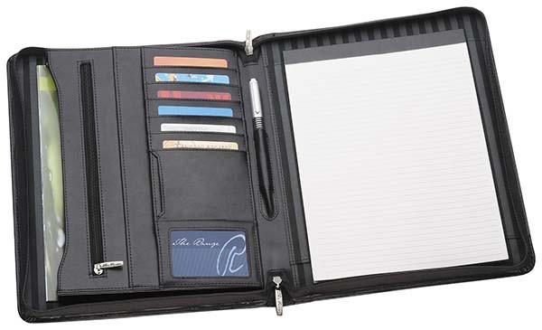 A4 Leather Compendium Promotional Products, Corporate Gifts and Branded Apparel