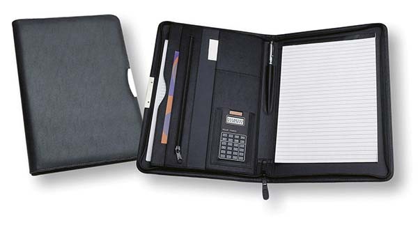 A4 Portfolio with Solar Calculator Promotional Products, Corporate Gifts and Branded Apparel
