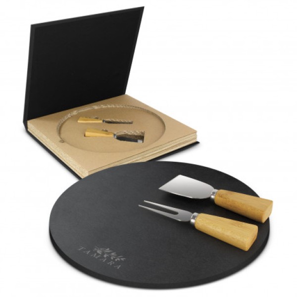Ashford Slate Cheese Board Set Promotional Products, Corporate Gifts and Branded Apparel