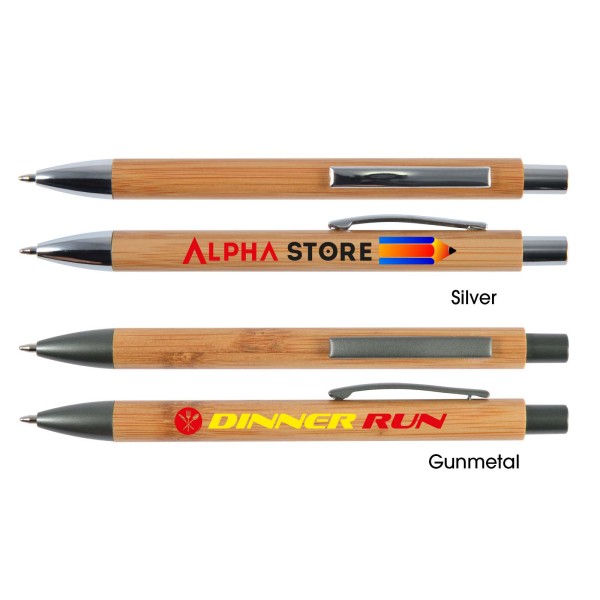 Aspen Bamboo Pen Promotional Products, Corporate Gifts and Branded Apparel