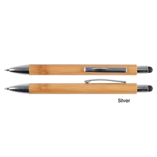 Aspen Bamboo Pen / Stylus Promotional Products, Corporate Gifts and Branded Apparel