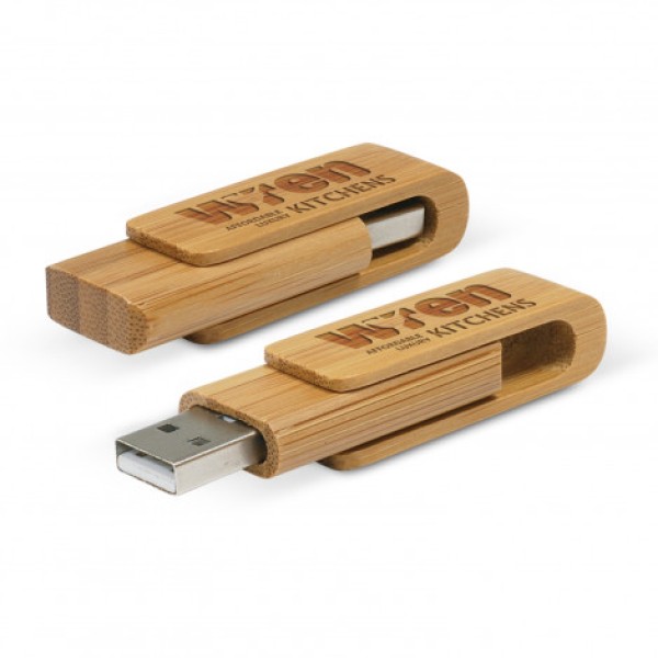 Bamboo 4GB Flash Drive Promotional Products, Corporate Gifts and Branded Apparel