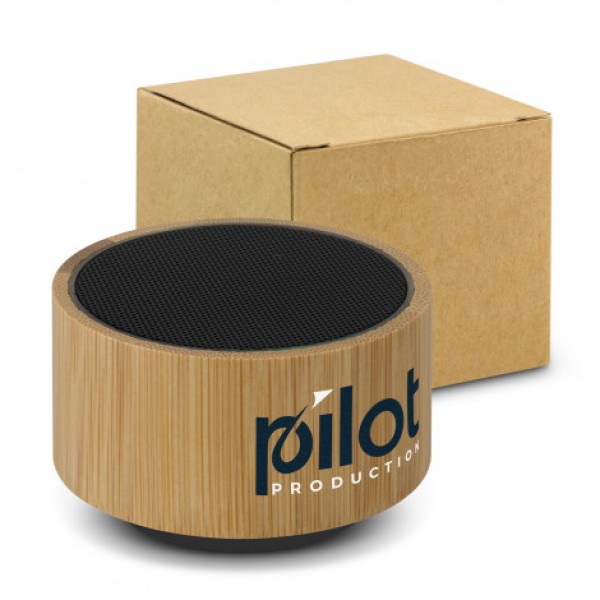 Bamboo Bluetooth Speaker - Black Promotional Products, Corporate Gifts and Branded Apparel