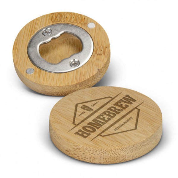 Bamboo Bottle Opener Promotional Products, Corporate Gifts and Branded Apparel