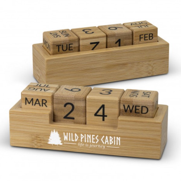 Bamboo Calendar Promotional Products, Corporate Gifts and Branded Apparel