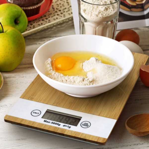 Bamboo Kitchen Scale Promotional Products, Corporate Gifts and Branded Apparel