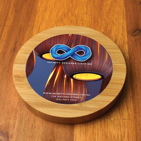 Bamboo Ranger Fast Wireless Charger Promotional Products, Corporate Gifts and Branded Apparel