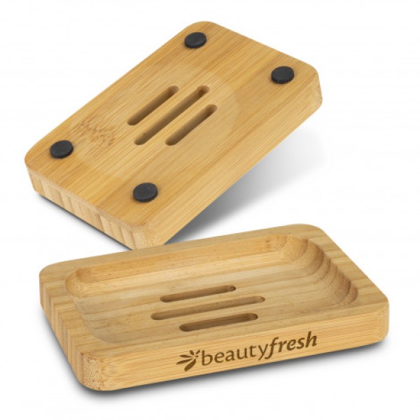 Bamboo Soap Holder Promotional Products, Corporate Gifts and Branded Apparel
