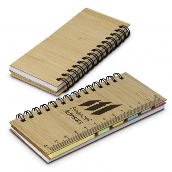 Bamboo Sticky Note Wallet Promotional Products, Corporate Gifts and Branded Apparel