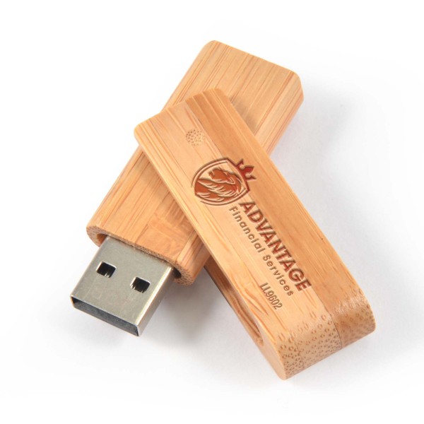 Bamboo USB Flash Drive Promotional Products, Corporate Gifts and Branded Apparel