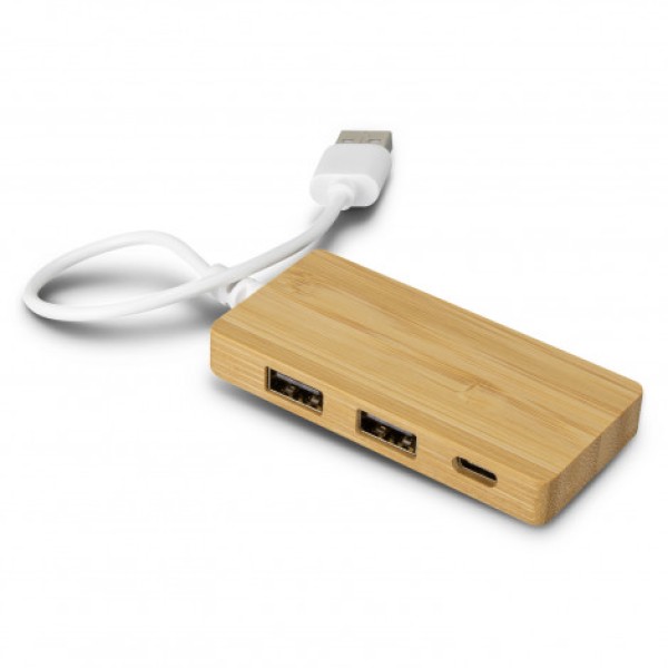 Bamboo USB Hub Promotional Products, Corporate Gifts and Branded Apparel