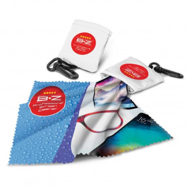 Biz Screen Cleaner with Clip
 Promotional Products, Corporate Gifts and Branded Apparel