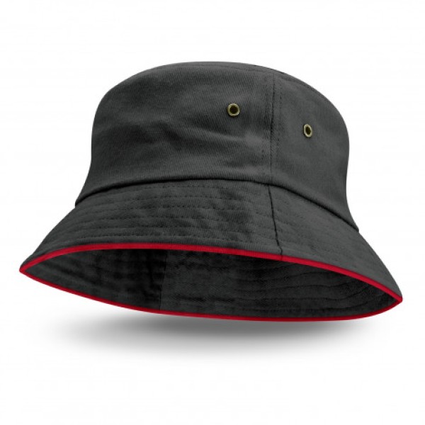 Bondi Bucket Hat - Coloured Sandwich Trim Promotional Products, Corporate Gifts and Branded Apparel