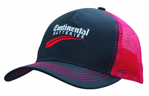 Breathable Poly Twill with Mesh Back Promotional Products, Corporate Gifts and Branded Apparel