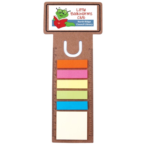Business Card Bookmark / Noteflag Ruler Promotional Products, Corporate Gifts and Branded Apparel