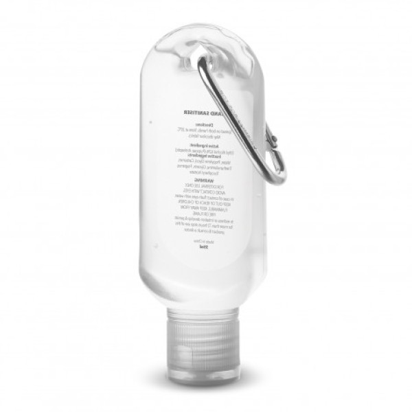 Carabiner Hand Sanitiser 55ml Promotional Products, Corporate Gifts and Branded Apparel