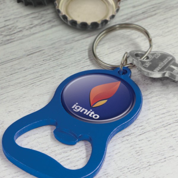 Chevron Bottle Opener Key Ring Promotional Products, Corporate Gifts and Branded Apparel