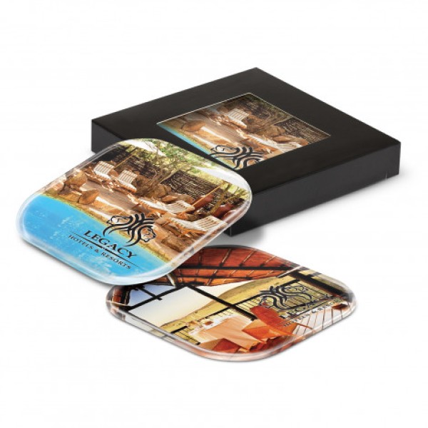 Clarion Coaster Set Promotional Products, Corporate Gifts and Branded Apparel