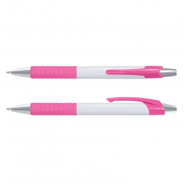Cleo Pen - White Barrel Promotional Products, Corporate Gifts and Branded Apparel