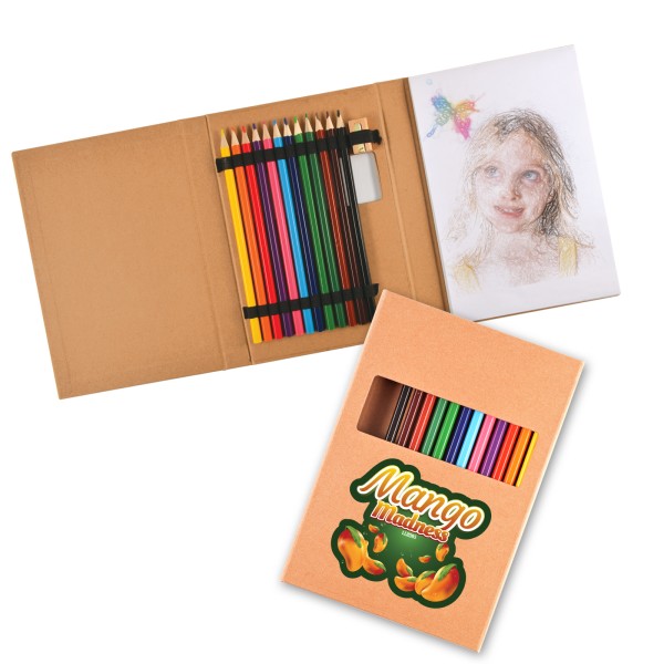 Collage 12 Pencil Drawing Set Promotional Products, Corporate Gifts and Branded Apparel