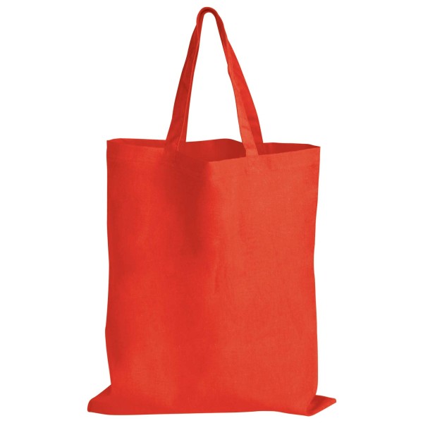 Coloured Cotton Short Handle Tote Bag Promotional Products, Corporate Gifts and Branded Apparel