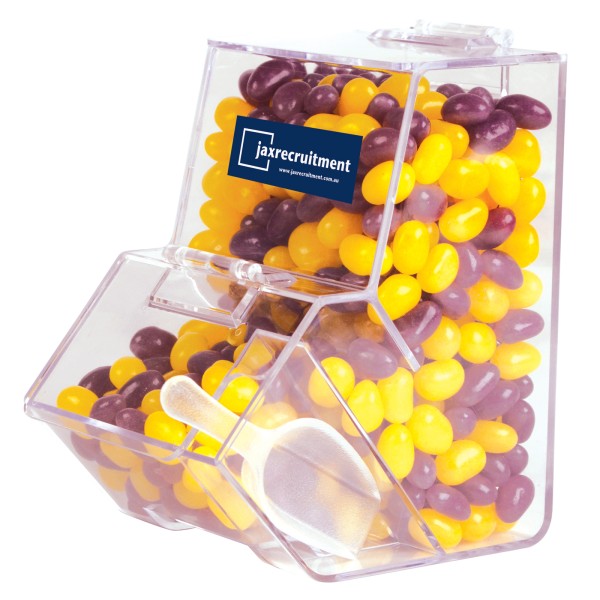 Corporate Colour Mini Jelly Beans in Dispenser Promotional Products, Corporate Gifts and Branded Apparel