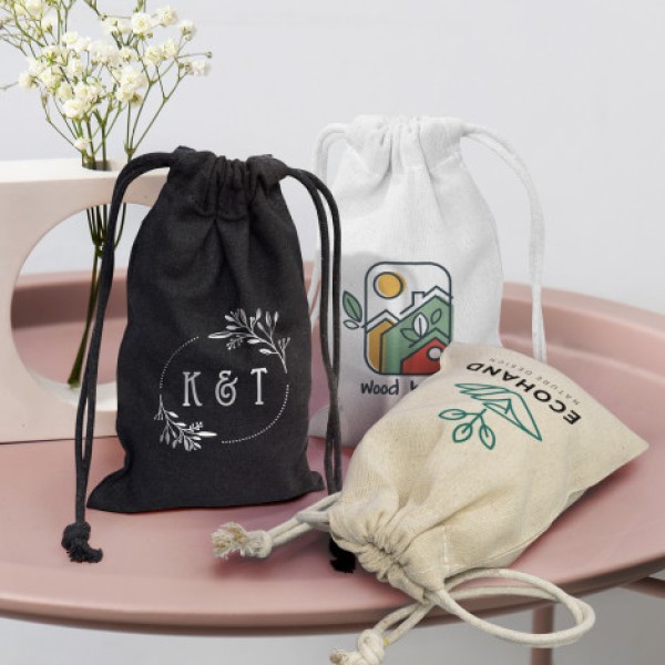 Cotton Gift Bag - Small Promotional Products, Corporate Gifts and Branded Apparel