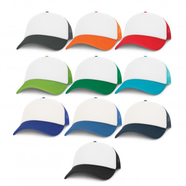 Cruise Mesh Cap - White Front Promotional Products, Corporate Gifts and Branded Apparel