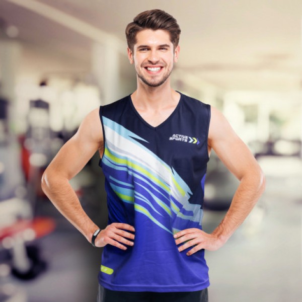 Custom Mens Performance Singlet Promotional Products, Corporate Gifts and Branded Apparel