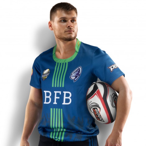 Custom Mens Rugby T-Shirt Promotional Products, Corporate Gifts and Branded Apparel