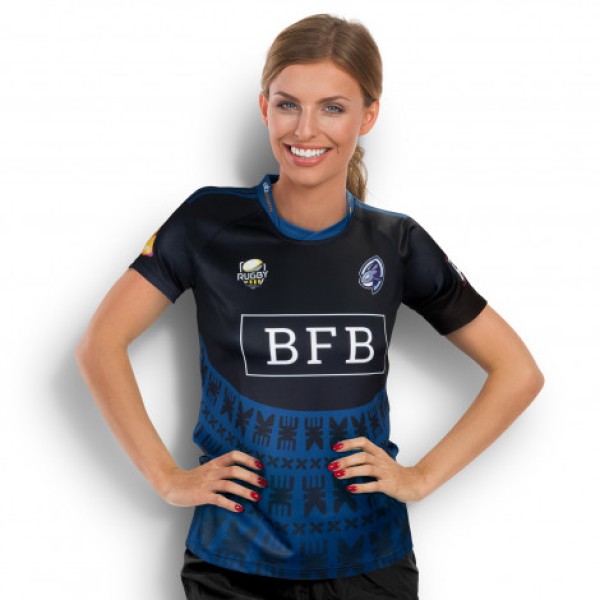 Custom Womens Performance Rugby T-Shirt Promotional Products, Corporate Gifts and Branded Apparel