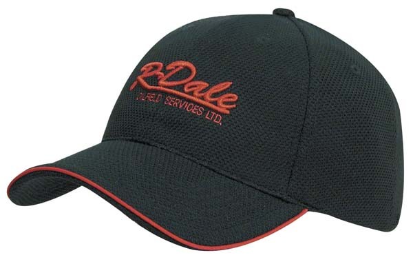 Double Pique Mesh Cap with Open Sandwich Promotional Products, Corporate Gifts and Branded Apparel