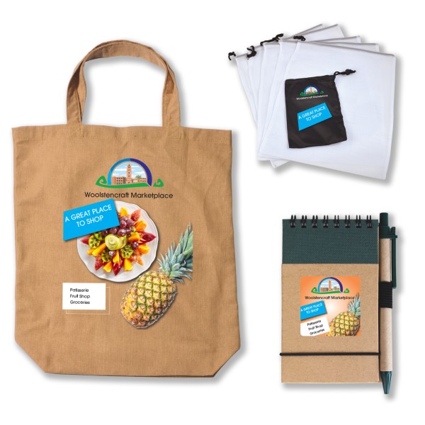 Eco Shopping Kit Promotional Products, Corporate Gifts and Branded Apparel