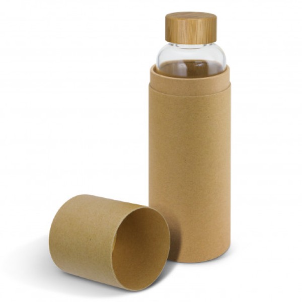 Eden Glass Bottle Bamboo Lid Promotional Products, Corporate Gifts and Branded Apparel