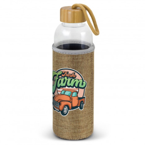 Eden Glass Bottle - Natural Sleeve Promotional Products, Corporate Gifts and Branded Apparel