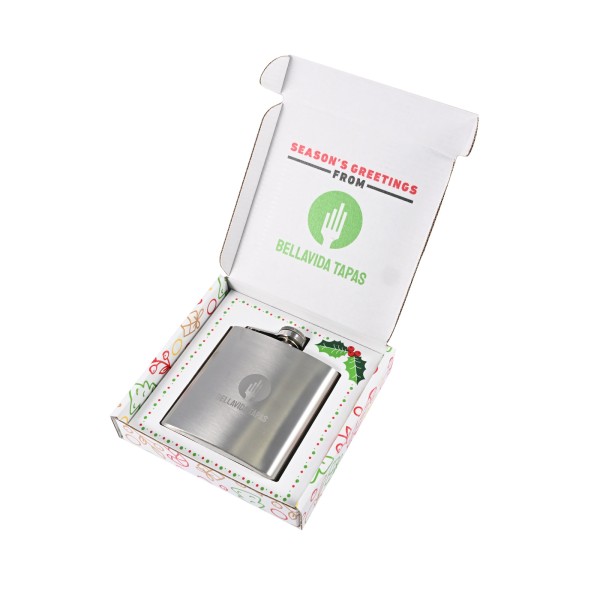Elite Gift Set with Hip Flask Promotional Products, Corporate Gifts and Branded Apparel