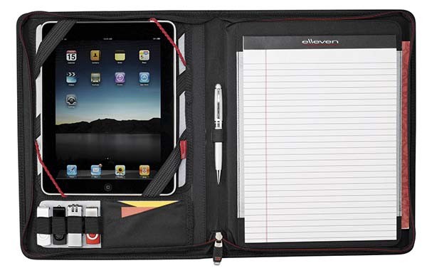 Elleven Large Zippered Padfolio Promotional Products, Corporate Gifts and Branded Apparel