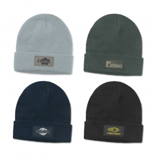 Everest Beanie with Patch Promotional Products, Corporate Gifts and Branded Apparel