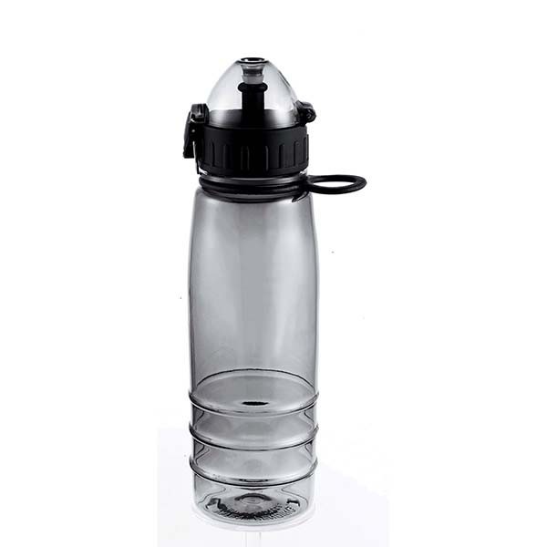 Flip-Top Sports Bottle - Smoke Promotional Products, Corporate Gifts and Branded Apparel