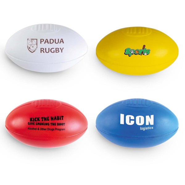 Football Stress Reliever Promotional Products, Corporate Gifts and Branded Apparel