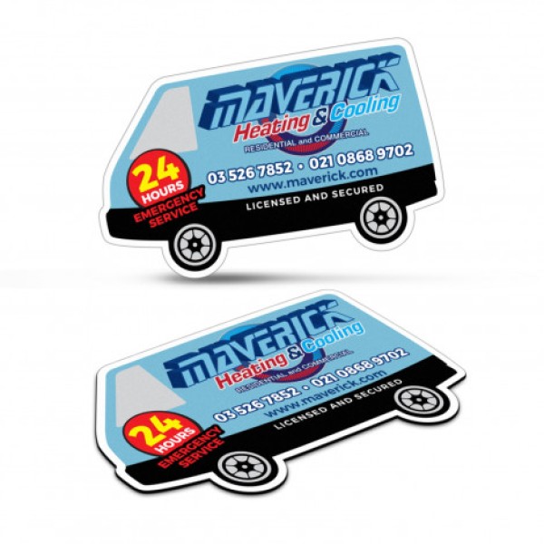 Fridge Magnet 90 x 55mm - Van Shape Promotional Products, Corporate Gifts and Branded Apparel