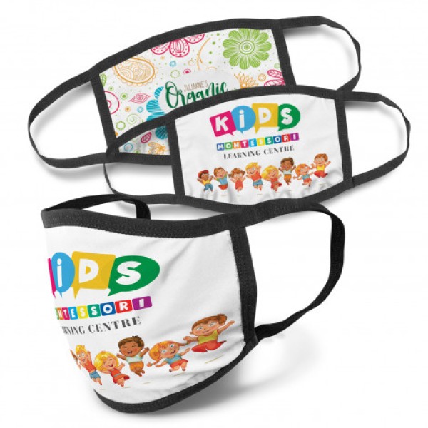 Full Colour 3-Ply Reusable Face Mask - Indent Promotional Products, Corporate Gifts and Branded Apparel