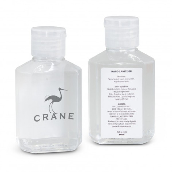 Hand Sanitiser Gel 60ml Promotional Products, Corporate Gifts and Branded Apparel