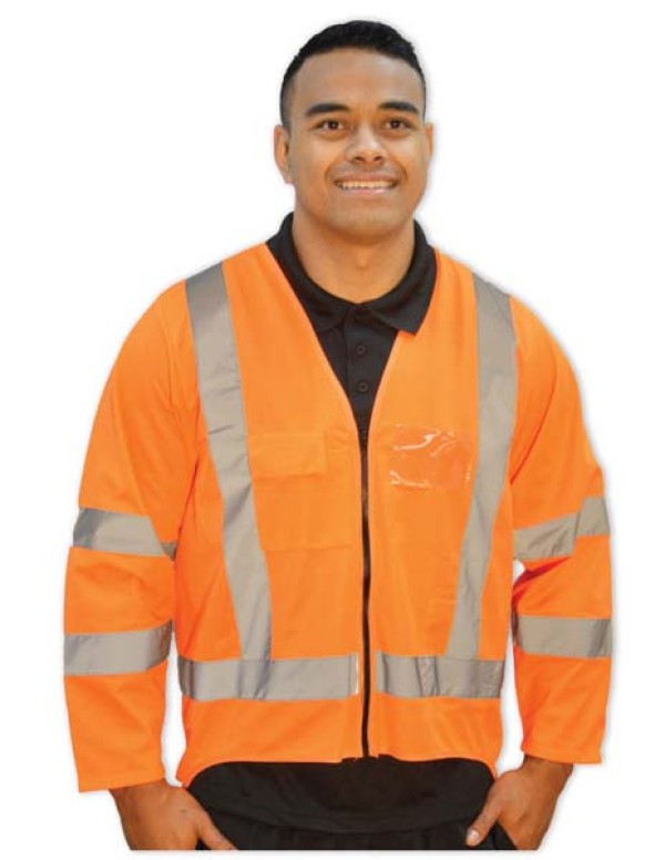Hi Viz Long Sleeve Safety Vest Promotional Products, Corporate Gifts and Branded Apparel