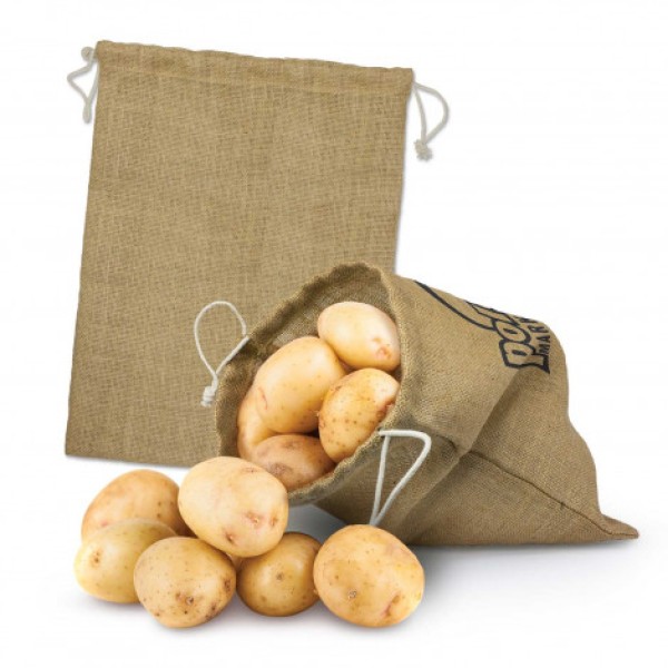 Jute Produce Bag - Large Promotional Products, Corporate Gifts and Branded Apparel
